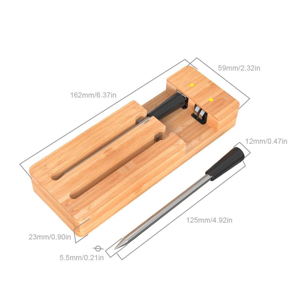 Termometro per Carne Wireless Remoto Digitale da Cucina per Cucinare Cibo Griglia Carne Strumenti Termometro Smart Bluetooth per Griglia per Forno