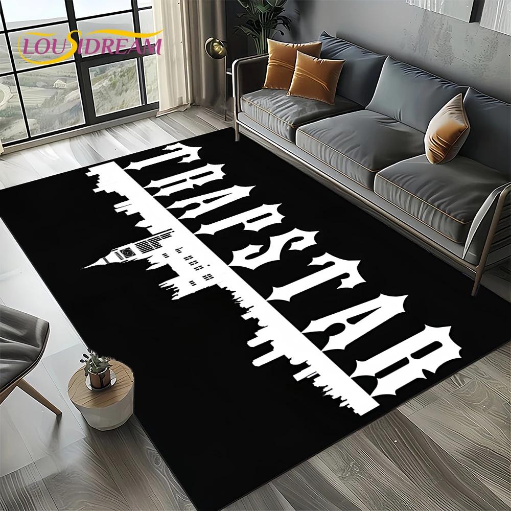 3D Fashion Trapstar London Logo Carpet Rug for Bedroom Living Room Home Sofa Decoration,Children Game Large Decor Floor Mat Gift