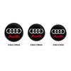 For Audi A4 4Pcs Car Wheel Hub Caps Auto Emblem Tyre Center Covers Accessories For Audi A1 A2 A3 A4 A5 A6 A7 A8 S Quyttro Sline RS Q2 Q3 TT