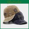 Vintage Cord-Baseballkappe Mit Gestickten Buchstaben-Designs Für Lässige Streetwear