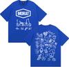 Rock Band Morat Album Tour 2025 Print T Shirt Unisexs Clothing Harajuku Vintage Gothic Tshirts Unisex Hip Hop Comfort Cotton Tshirt