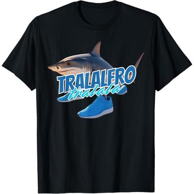 Tralalero Tralala Shark Italian Brainrot Viral Meme T-Shirt