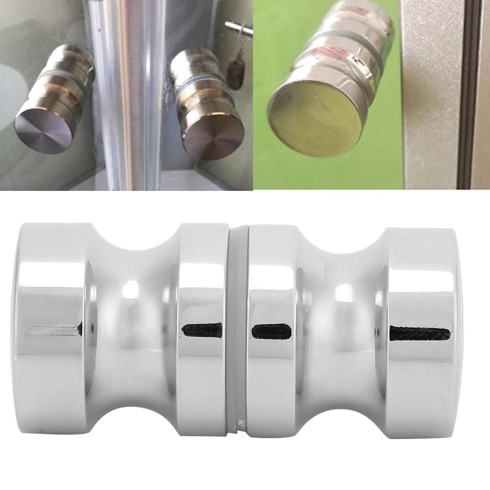 Bathroom Glass Door Handle Single Hole Showcase Shower Room Door Handle Hardware Accessories