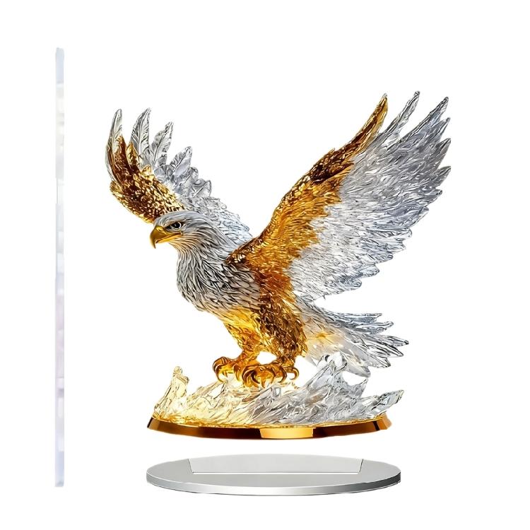 

2D Acrylic Glede Statue Figurines Table Centerpieces Animal Figurines Sculptures Table Ornament for Home Office Decors 1