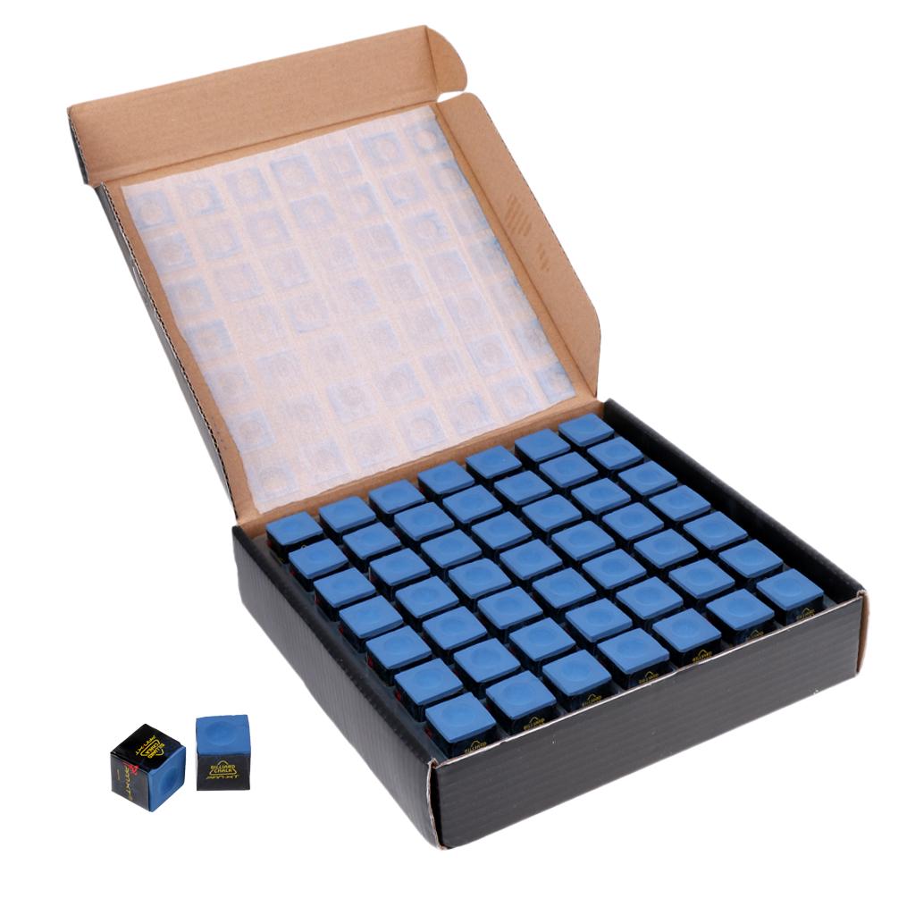 Buy 98 Pieces Professional Cue Tip Chalk Snooker Pool Billiard Chalks
