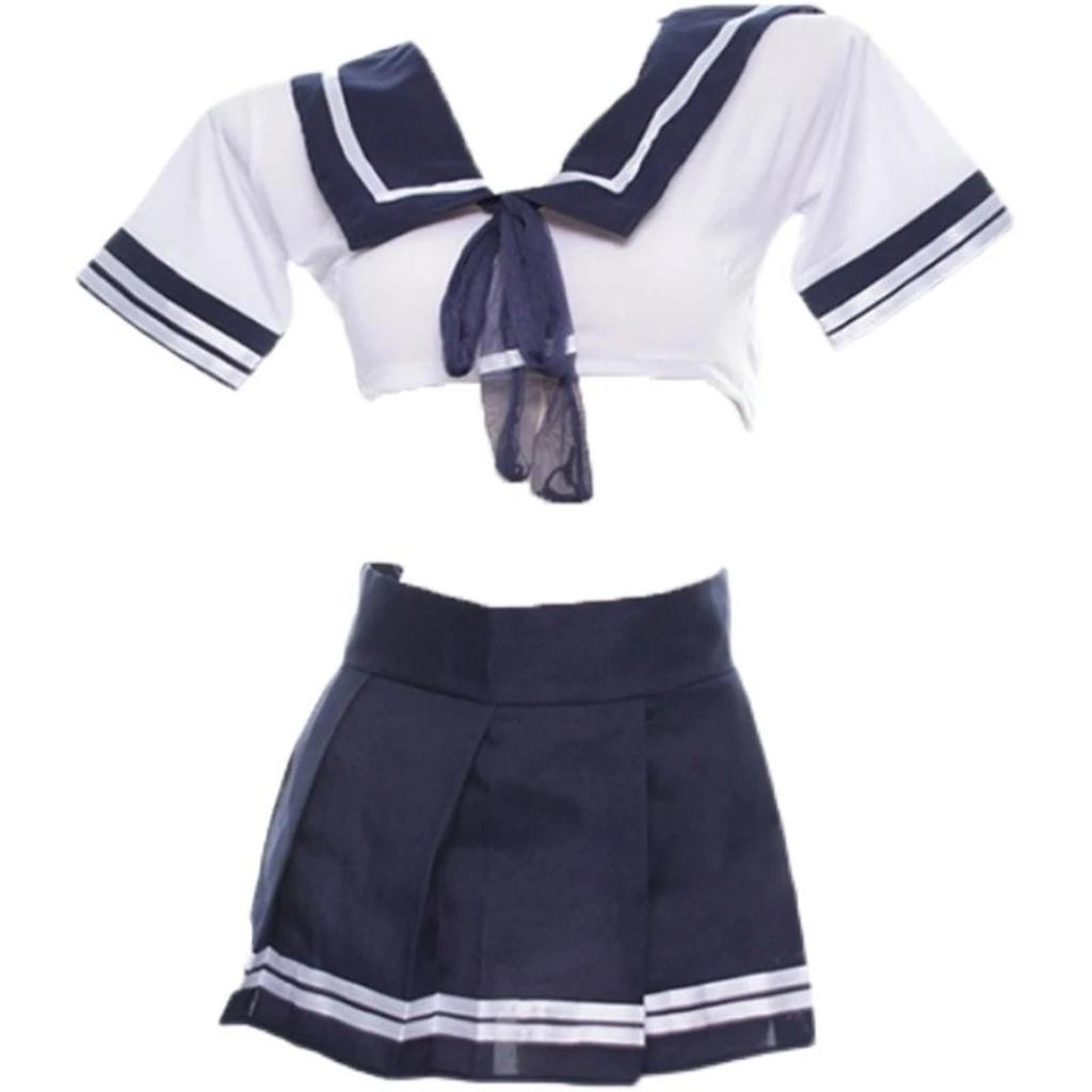 Costum Marinar Cosplay Marime Mari Costum Sexy Bleumarin 3XL 4L Marime Plus Costum Halloween Erotic Extrem [R-Dream]
