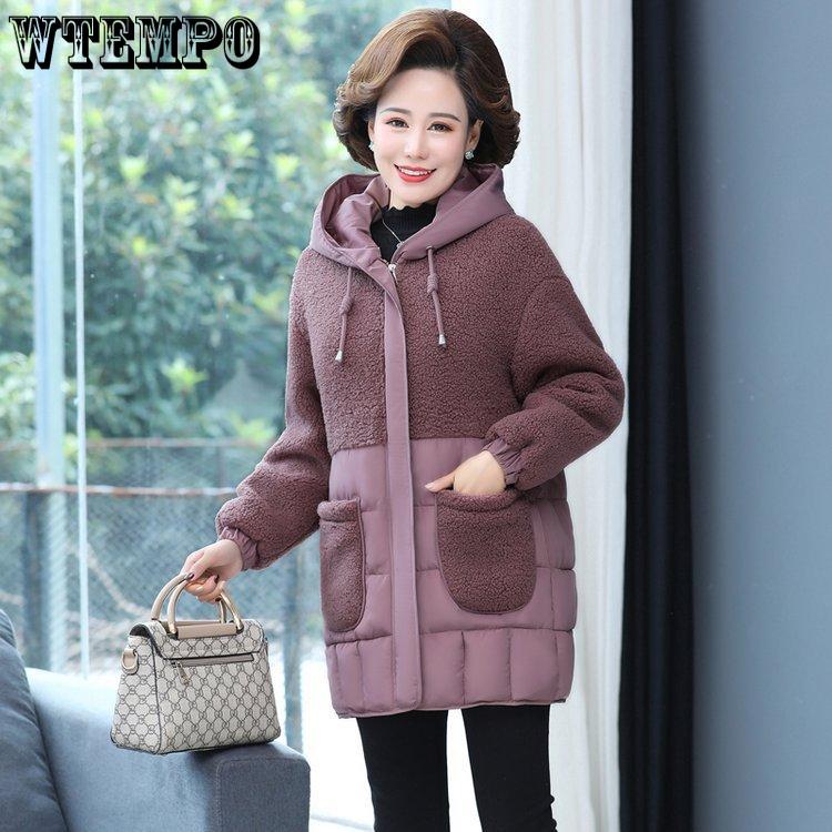 Autumn Women's Mid-length Thick Warm Down Jacket