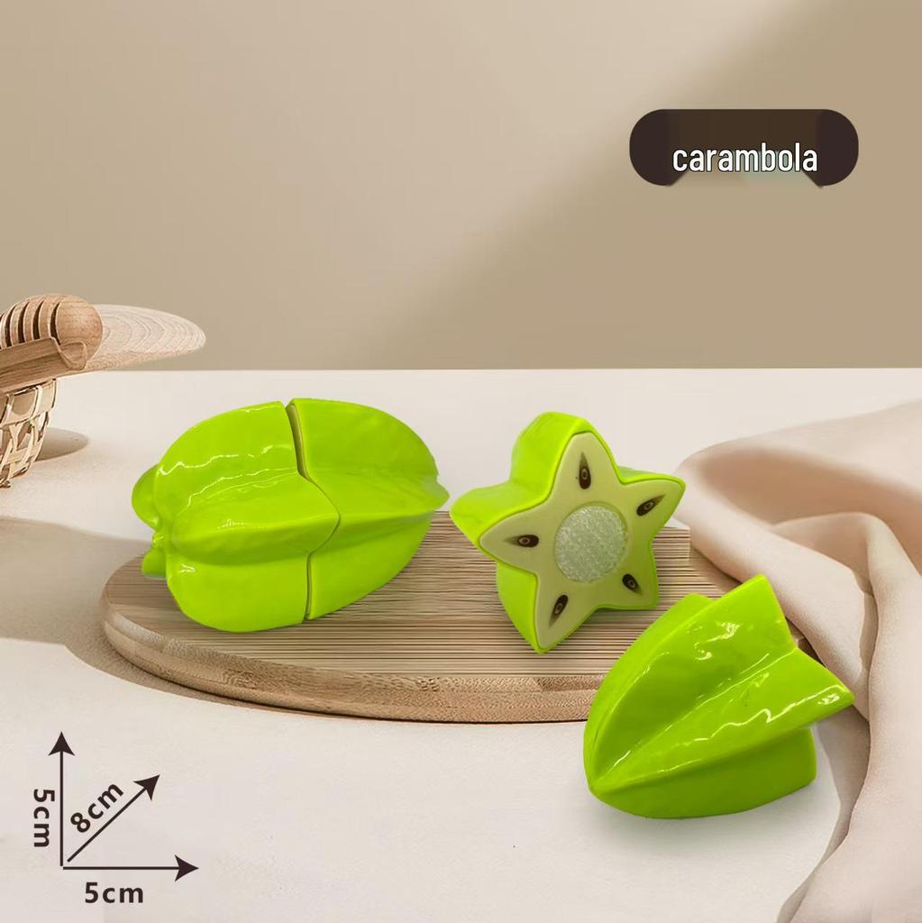 Children's Pretend Play Food Set with Cutting Fruits, Vegetables and Pizza