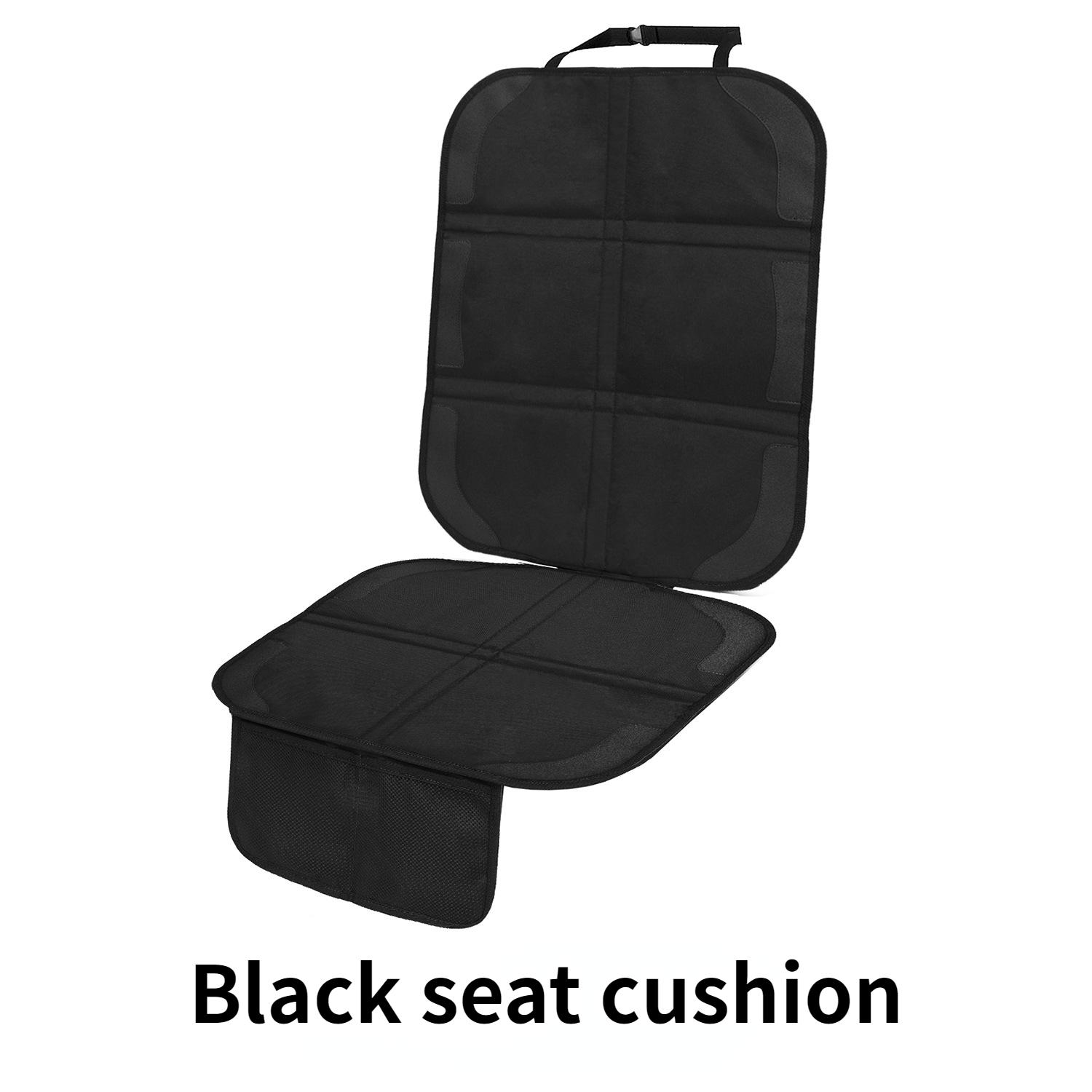 

Черный полный комплект универсальных чехлов для детских автомобильных сидений, защитный коврик для автомобильного сиденья, нескользящий материал, подушки для автомобильного сиденья