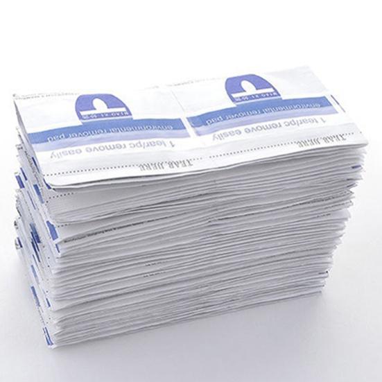 100 Pcs Quick Gel Polish Remover Bags Pads Foil Makeup Nail Art Cleaner