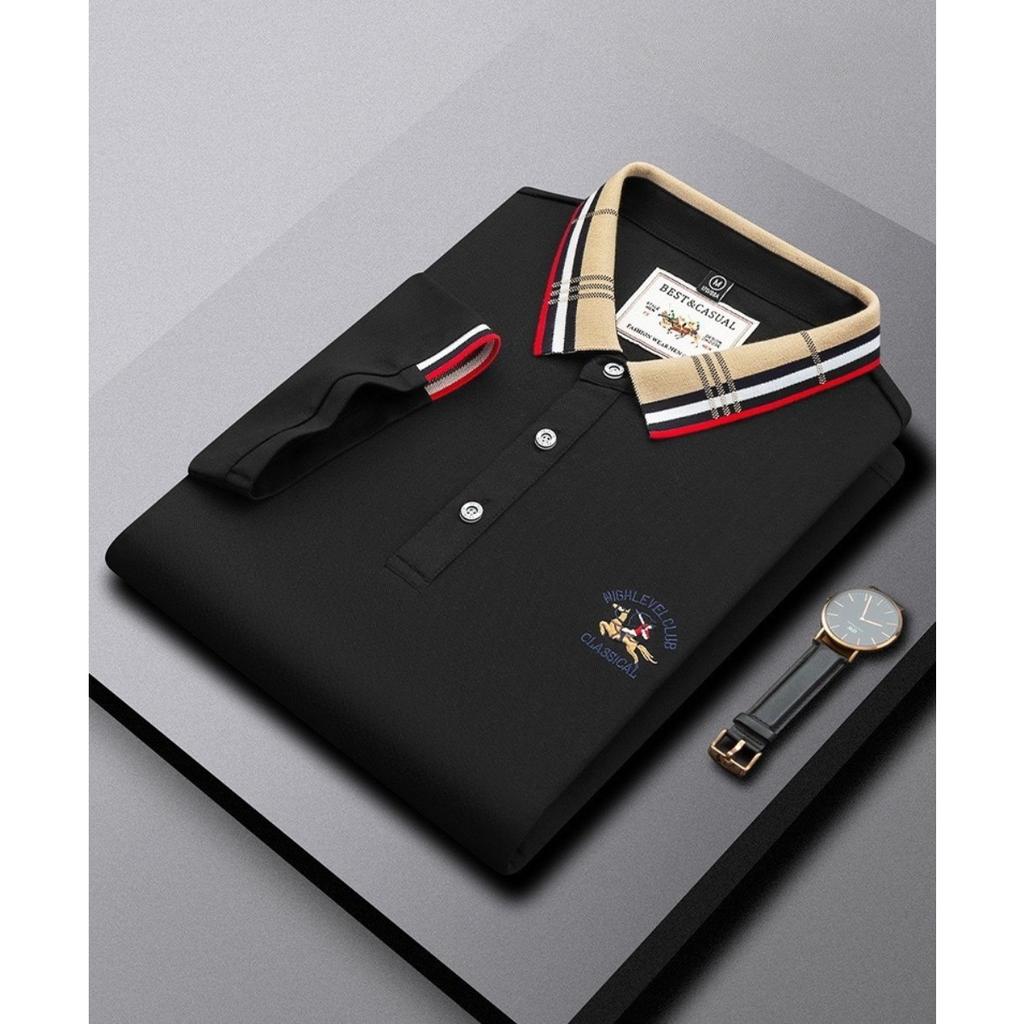 STORN Summer Men's Polo Shirts High Quality Solid Color Short Sleeve Turn Down Collar Embroidery Casual Male Tees