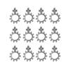 Devotional Finger Rings Rosaries 30Pcs Silver Metal Crucifix Rings For Spiritual Practices & Favor Christian Gift