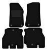 Black Velour Floor Mats For: Jeep Wrangler JL 5 Doors (2018-2023)
