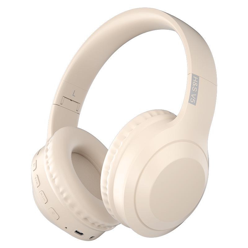 V5 Bluetooth 5.3 Over-Ear Headphones: Wireless/Wired with Microphone, Card Slot, Music & Gaming Compatibility
