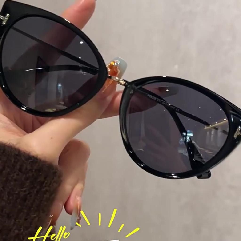 1PC Cat Eye T-shaped Sunglasses New Korean Style Fashion Sunglasses for Women UV Protection Sun Glasses
