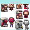 Marvel Scarlet Witch Vision Night Glowing Doll Figure Kids Toy Gift