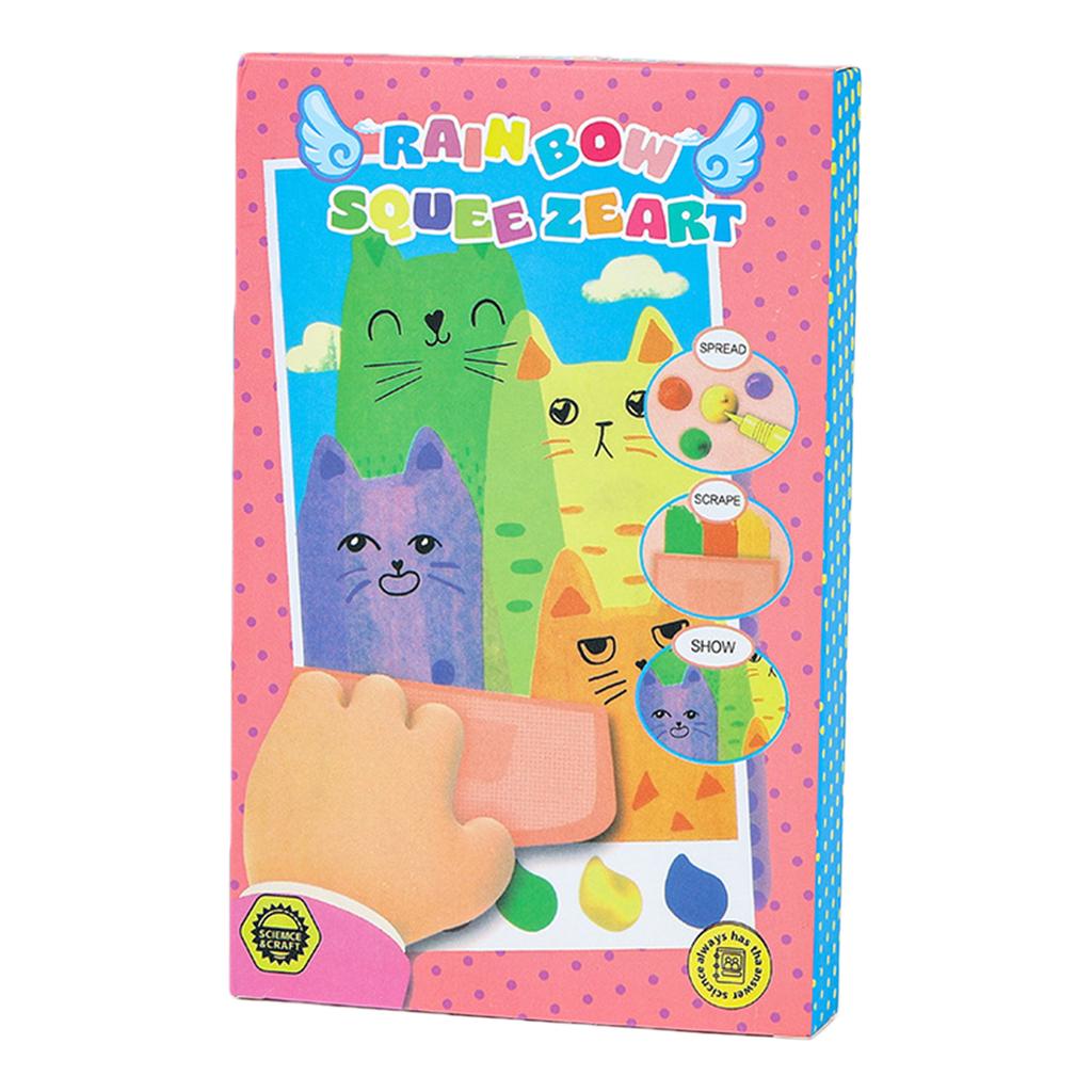 Magic Rainbow Scratch Paper Art Set Multifunctional DIY Postcards Scratch Arts Fun Craft Bookmarks Paper Party Favors