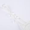 Purely Sweet and Spicy Lace Patchwork Bow Suspender Sexy Perspective Cross Strap Strapless Hot Girl Corset with Design Sense of Ultra-short Vest