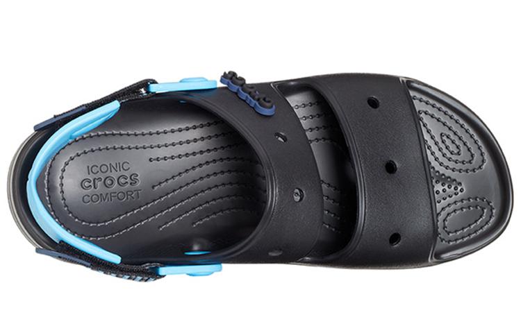 Crocs Classic All Terrain Sandal 'Black Light Blue' 207711-0ZQ