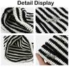 Y2K Cute Y2K Beanie Hat Striped Knitted Beanie Hat Star Devil Hat  Autumn Winter