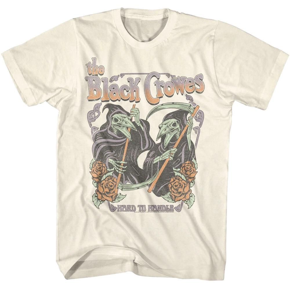 The Black Crowes Hard To Handle Reaper Crows Roses Men s T Shirt Rock Band Merch L