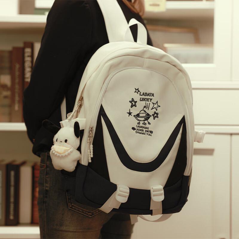 

Li Shen Men s Retro Oxford Travel Backpack