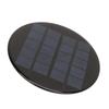 Mini Round Solar Cell Panel 1.1W 5V 120mm Rechargeable 3.7V Battery Small Polycrystalline Silicon