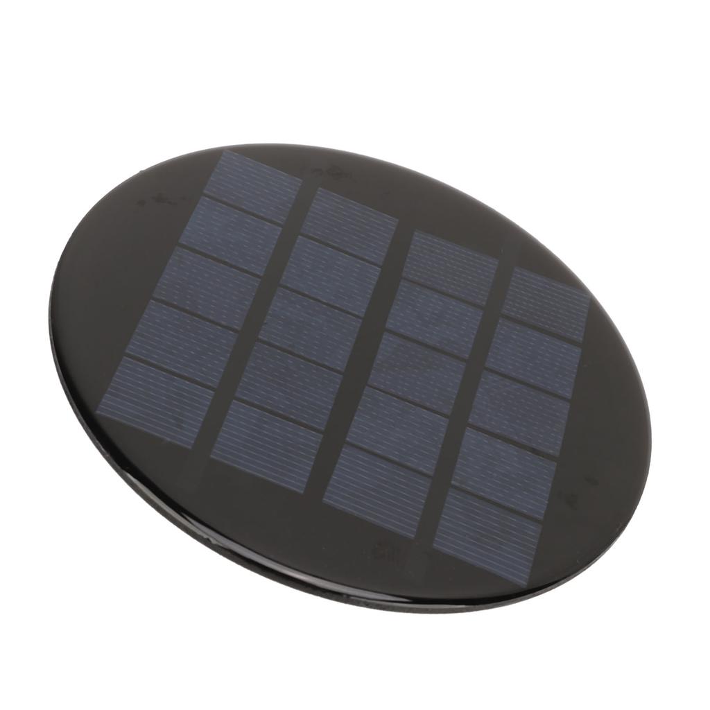 Mini Round Solar Cell Panel 1.1W 5V 120mm Rechargeable 3.7V Battery Small Polycrystalline Silicon