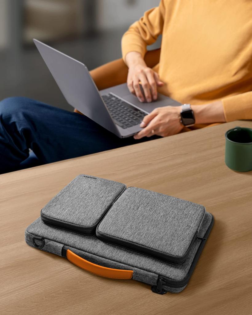 Shockproof Inch Laptop Case for MacBook Air MacBook Pro 13 M2 M1 Surface Laptop Shoulder [tomtoc] 360° 11.6-13.8 13-inch M5-M1 2026-2018 / 2022-2016 /