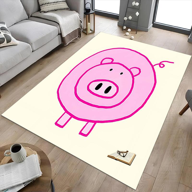1PC Piggy Anti-slip Carpet, Suitable for Office, Bedroomand Playrooms. It Can Also Be Used As a Sofa Footrest cover-W57