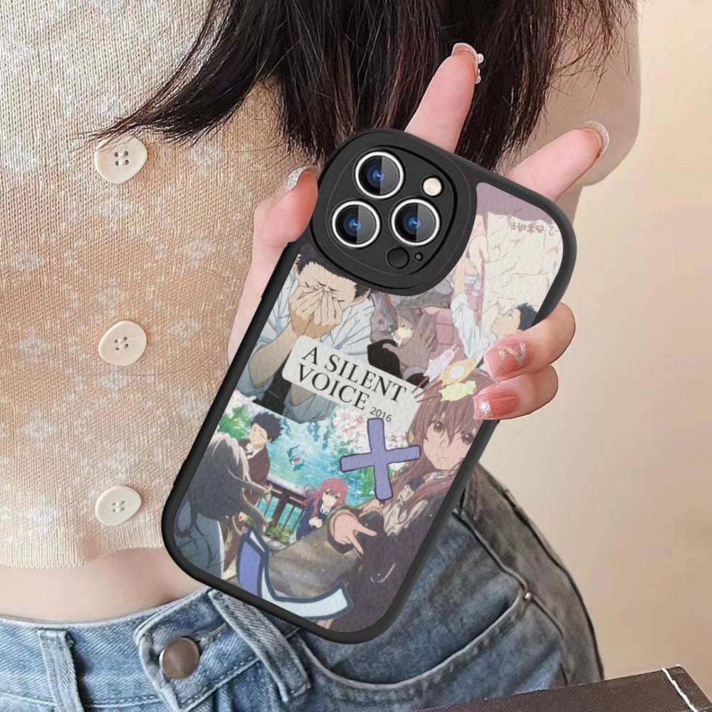 Anime A Silent Voice Phone Case For IPhone 16 15 14 13 12 11 Pro Max Plus Shockproof Leather Cover