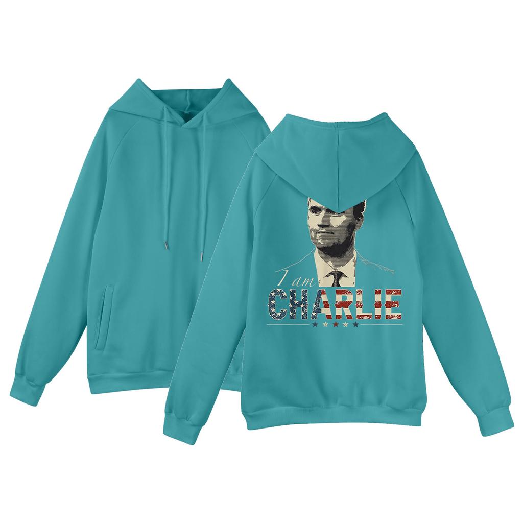 Men's Raglan Long Sleeve Hooded Sweatshirt