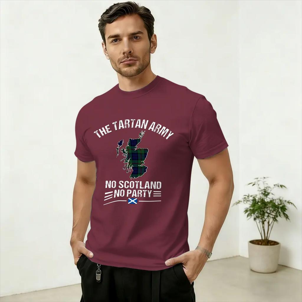 No Scotland No Party T Shirt Summer Trending TShirts Unisex Cotton O Neck Oversize Clothing Short Sleeves Streetwear Tshirt