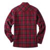 Men's Plush Casual Fashion Plaid Shirt Loose Lapel Long Sleeve Jacket