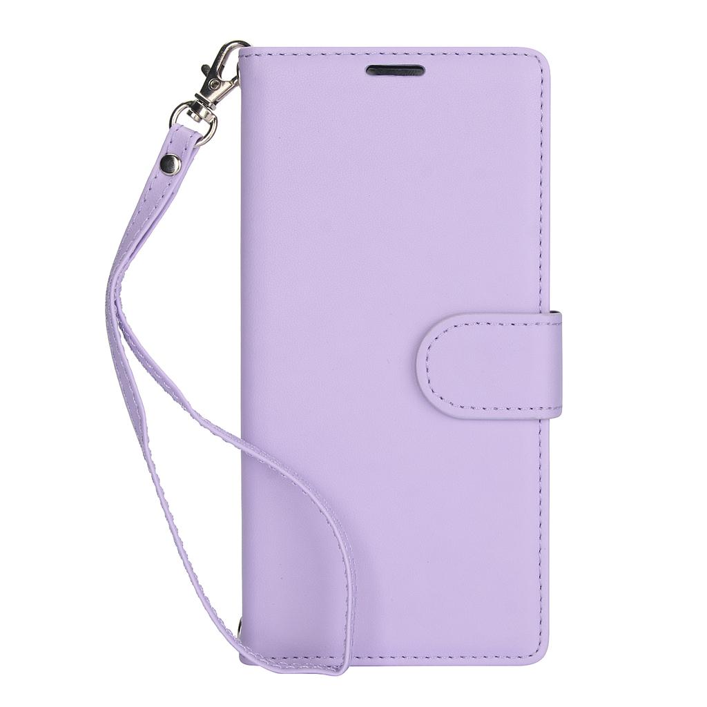 For iPhone 14/13/12/11 Pro Max iPhone 14 Plus Case with Card Holder and Wrist Strap Wallet All-round Shockproof Flip Cover