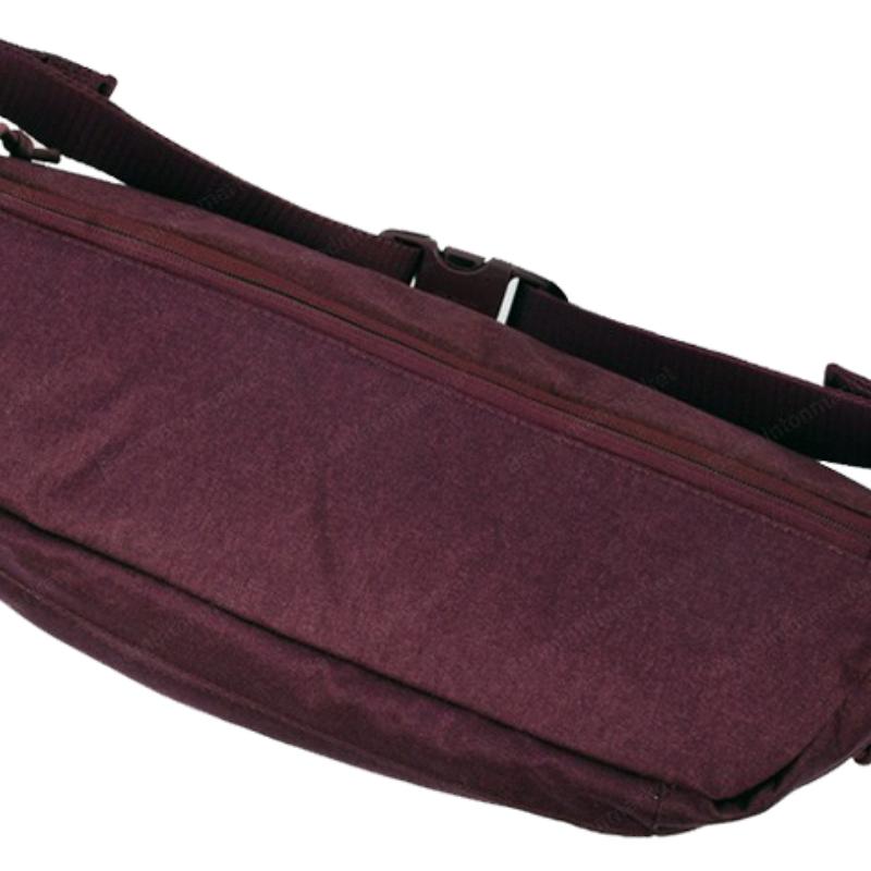 Nike Polyester Crossbody Bag, Fanny Pack Small Size Unisex Burgundy Casual BA5751-681