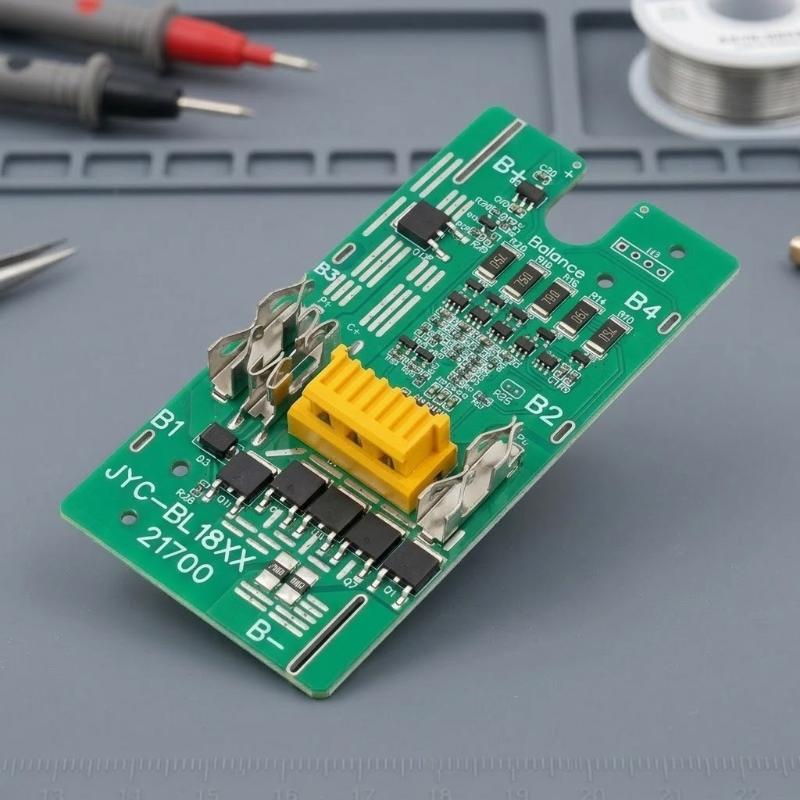 Bms Pcba For 18V Li-Ion Battery Case Balance Charging Circuit Board Lithium Ion Batteries Pack Bl1830 Bl1860 Bl1890