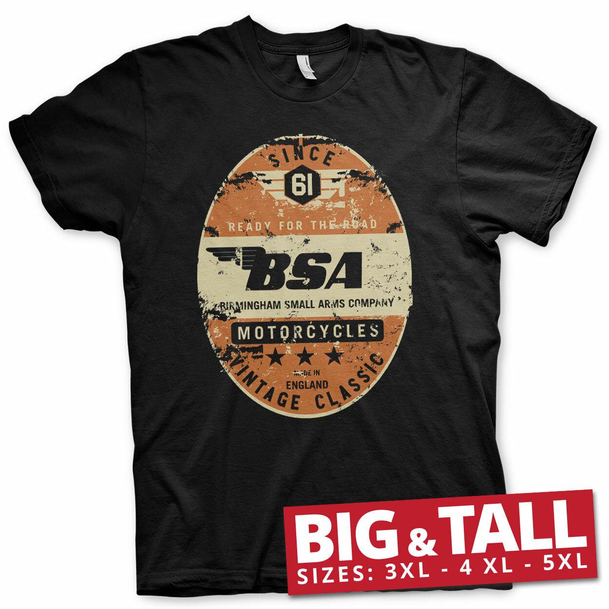 Authorized B.S.A.Motorcycles Birmingham S Arms Co.3XL-5XL- S