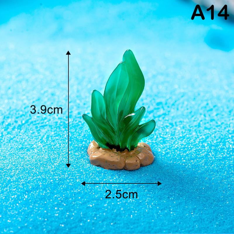 Luminous Fish Marine Animal Ornament Glow Pendant Micro Garden Craft Resin Landscape Fish Tank Desktop Decoration