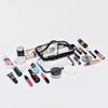 2 Pack Clear Makeup Bag Travel Storage Bag Portable Transparent Zipper Bathroom Waterproof Toiletry Bag With Handle(1large 1medium)