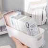 1 Stück Desktop-Aufbewahrungsbox für Schreibwaren Weiß Toilettenartikel Kosmetik Verschiedenes Kunststoff-Aufbewahrungs-Organisationsbox Schubladen-Organizer