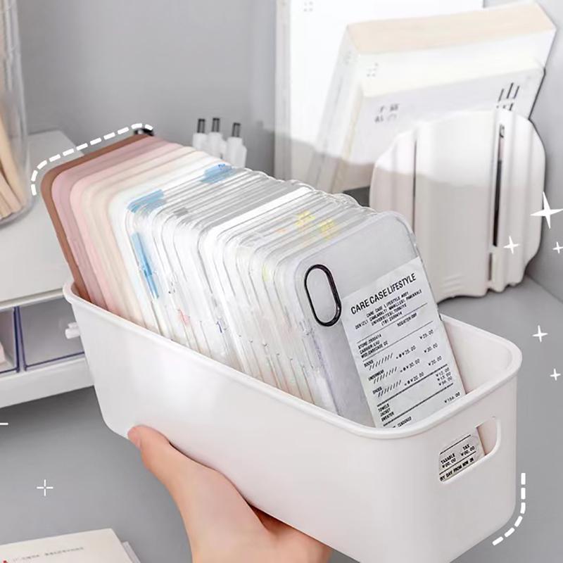 1 Stück Desktop-Aufbewahrungsbox für Schreibwaren Weiß Toilettenartikel Kosmetik Verschiedenes Kunststoff-Aufbewahrungs-Organisationsbox Schubladen-Organizer