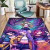 Covor cu Model KPop Demon Hunters, Covoraș de Interior/Exterior, pentru Picnic, Cameră de Jocuri, Dormitor, Birou, Sufragerie, Covor Decorativ pentru Casă, Cadou de Ziua de Naștere