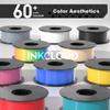 INKCLOUD 3D Printing Consumables PETG Suitable for Tuozhu/Chuangxiang Sanwei/Aileku/Zongwei Lifang/Jiguang Erwo 3D Printer Filament White 1kg