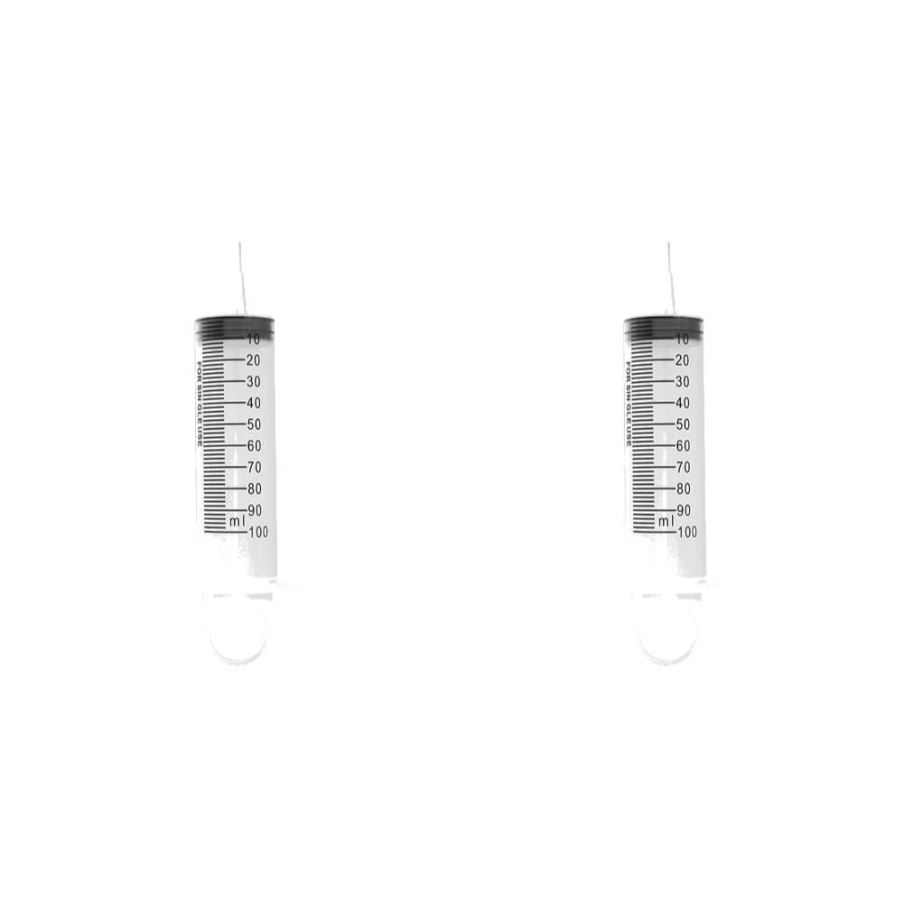 60-150ml Measuring Syringe Glue Filling Plastic Syringe Nutrient Sterile Without Needle Watering Refilling for Animal Feeding