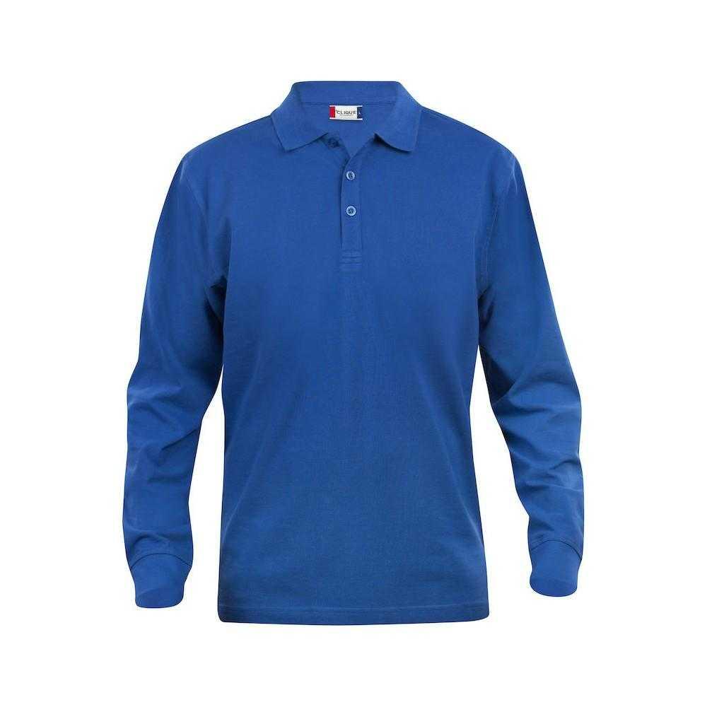 Clique Mens Classic Lincoln Long-Sleeved Polo Shirt