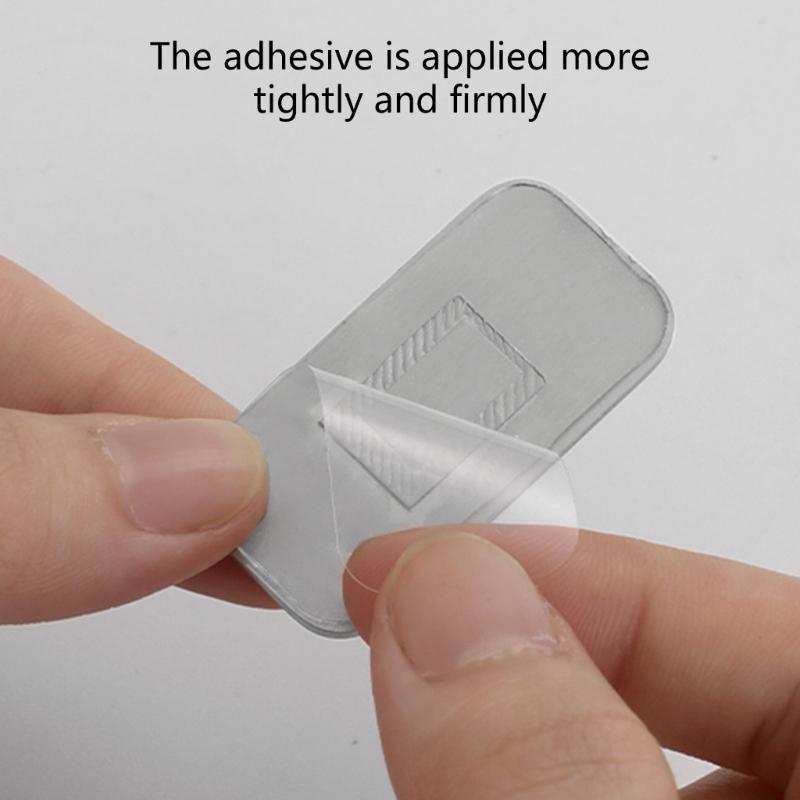 Durability Stainless Steel Door Stoppers for Cabinets Powerful Magnets Wardrobe Adhesive Mount Simple Setups