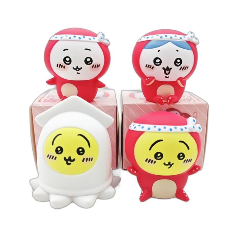 Self-mockery Bear Takoyaki Costume Usaki Gyi Kawa Pvc Toy Model Display Figure