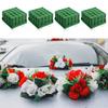 4x Floral Cage Plants Flower Holder Dispaly Blocks Party Supplies