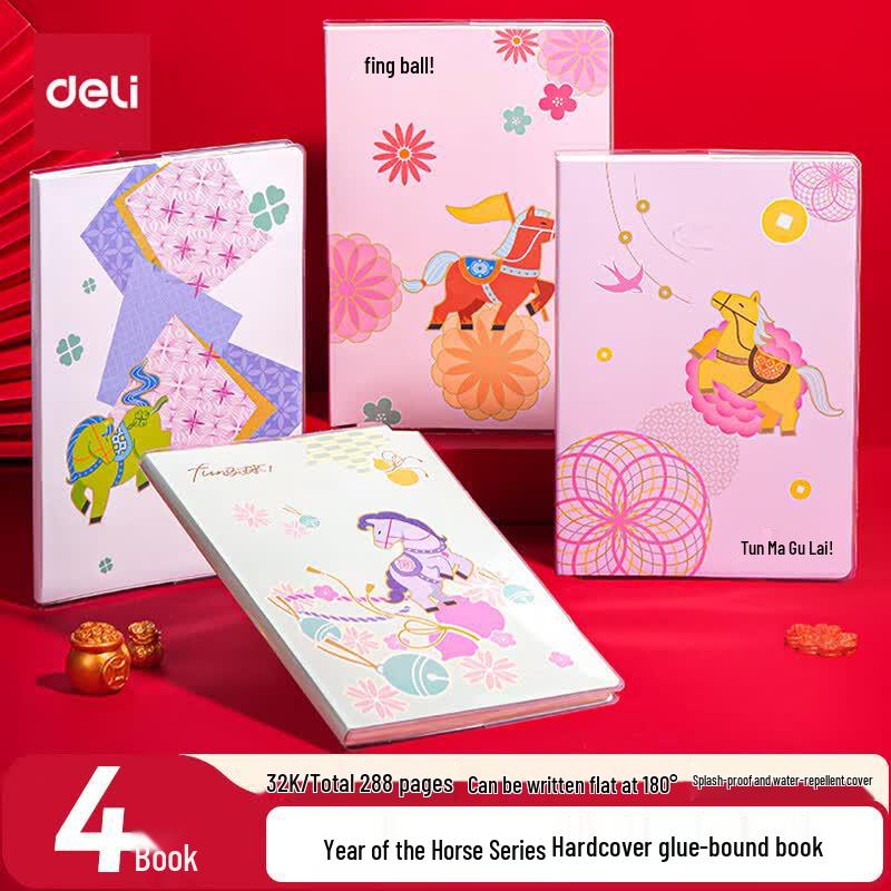 Deli Student Notebooks 4-Pack